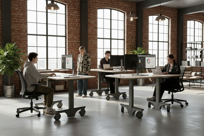 Respond! Desk, 60 x 30 Sit-Stand, Integral AC+DC Power RLA6030