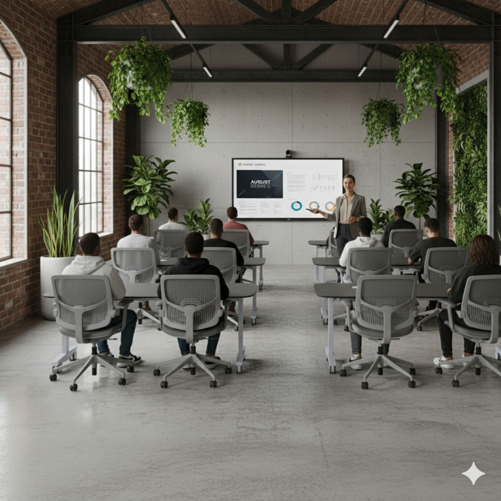 CampFire 60 x 30 Mobile Contoured Rectangular Desk CCR6030